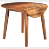 Berringer Wooden Drop Leaf Dining Table in Brown