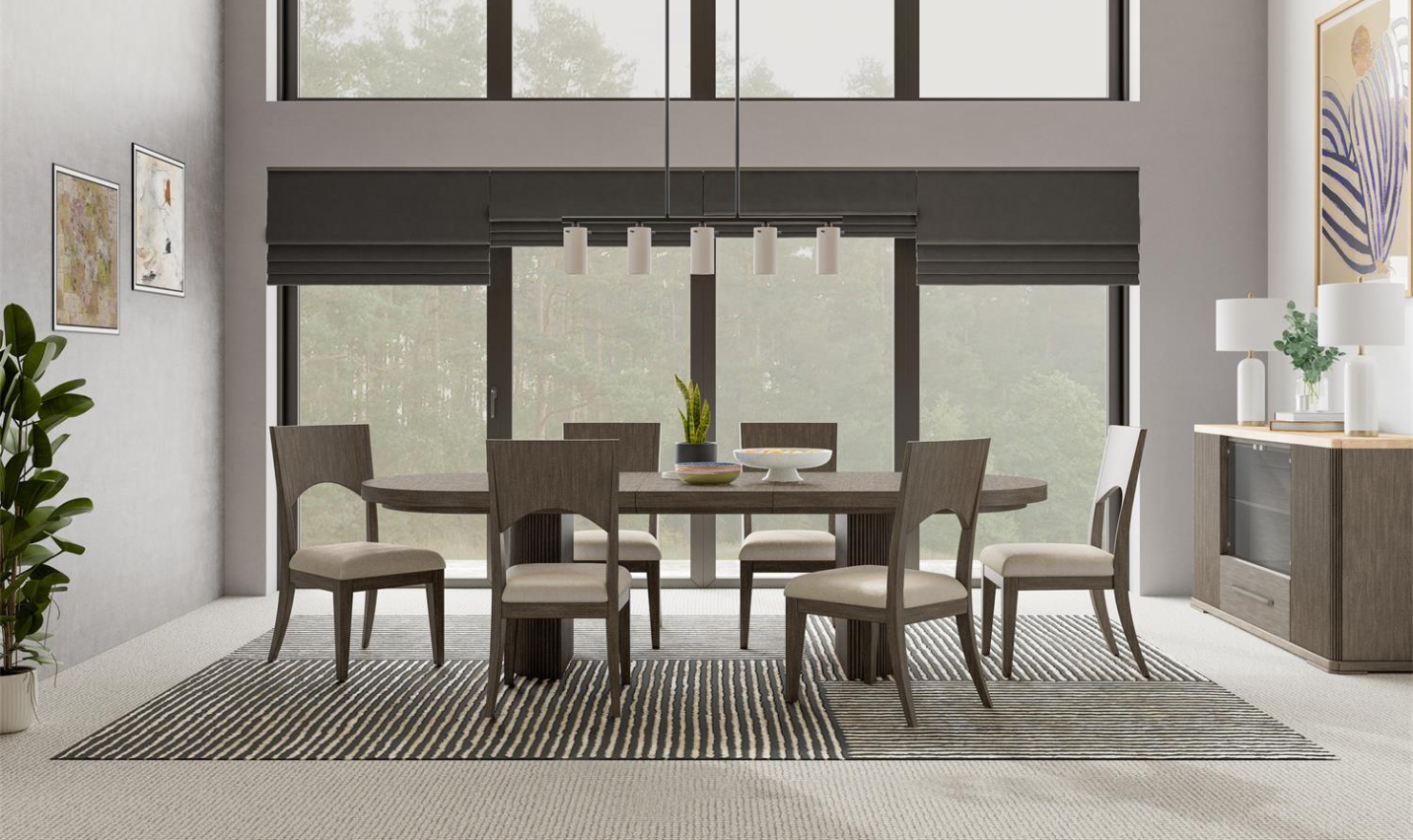 Sariel Double Pedestal Dining Table - Image 5